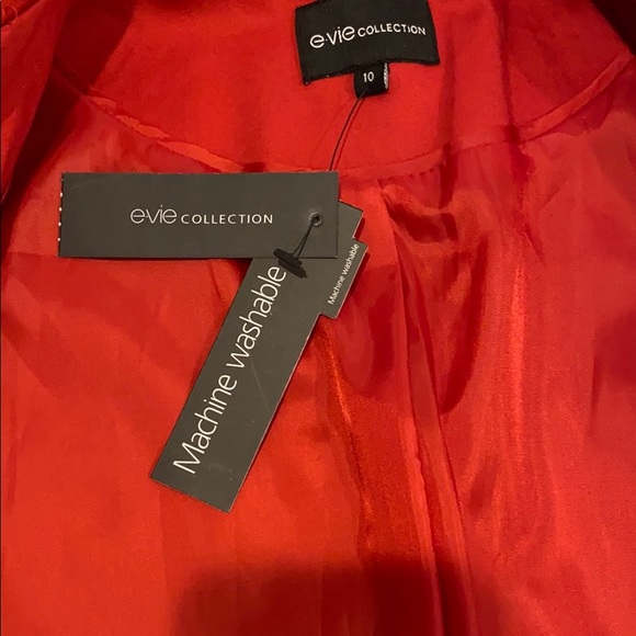 Evie Collection Red Blazer/ jacket - Picture 8 of 8
